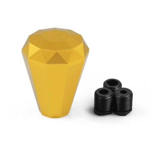 Universal Diamond Shape Car Manual Gear Shift Knob Head Stick Shifter Lever DDF - Picture 23 of 27