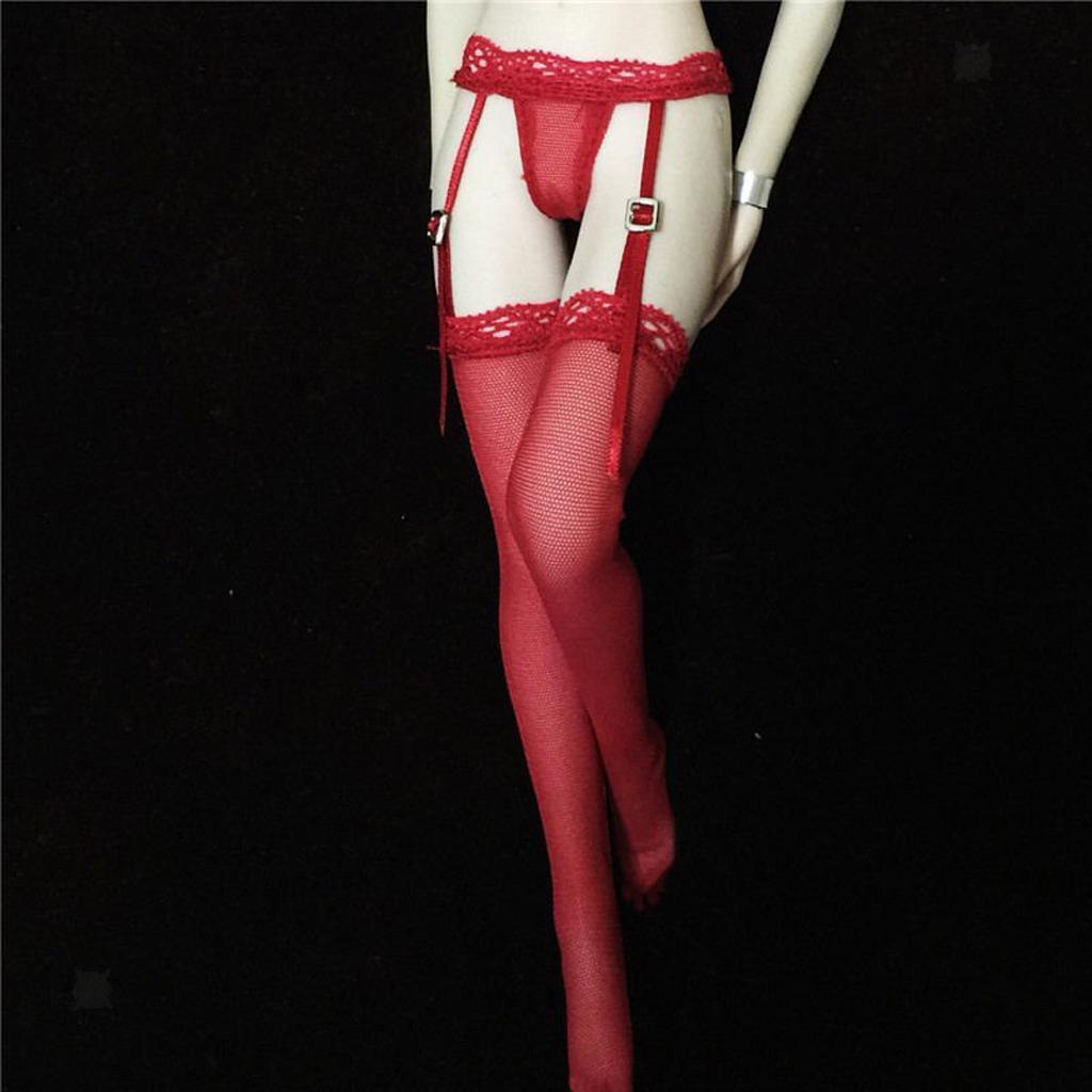 1/6 Damenkleidung Spitze Strumpfband Strümpfe Slips für 12 Zoll Figur - Bild 11 von 13