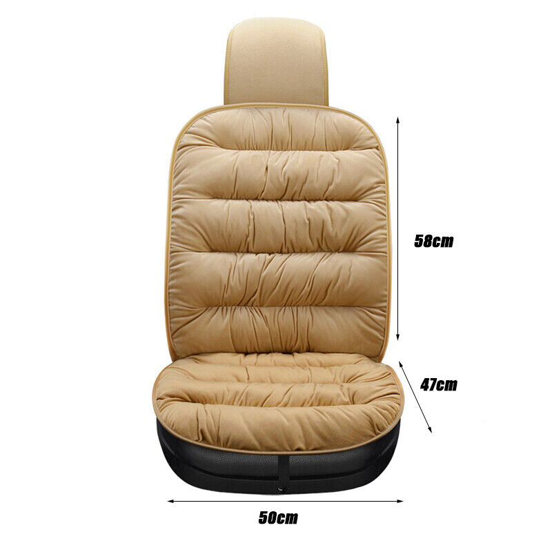 Car Seat Cover Thicken Plush Winter Warm Auto Front Seats Cushion Protector Pad - Bild 3 von 13
