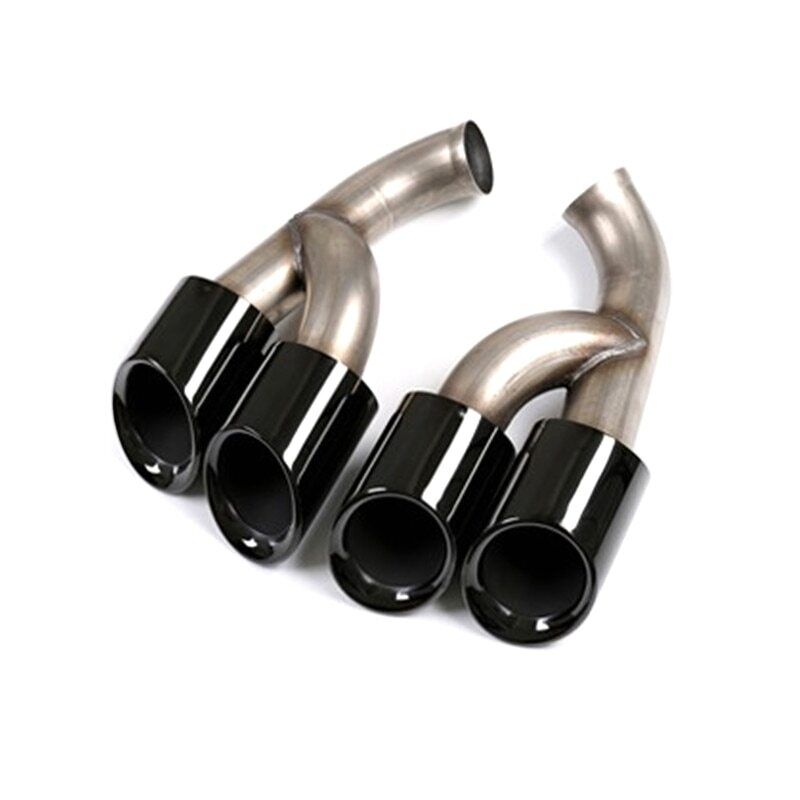 For Porsche 958 Cayenne S 2014-2017 Pair Exhaust Muffler Exhaust Tail Tip Pipe S - Picture 15 of 17