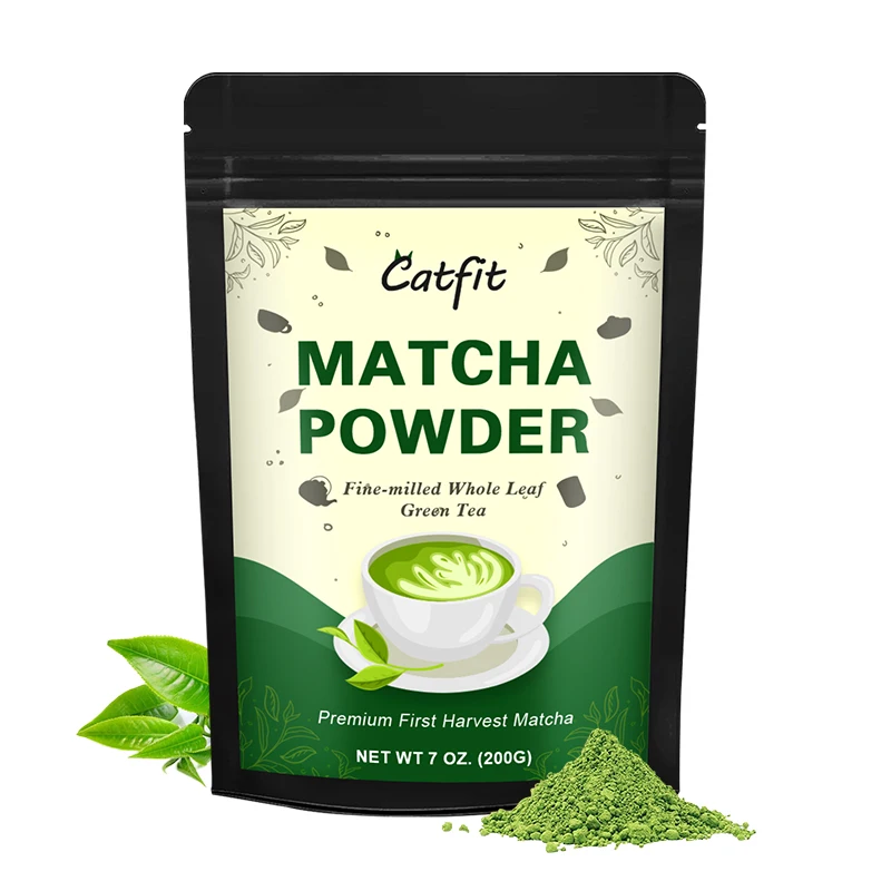 100% Natural & Organic Food Matcha Powder for Weight Loss Detoxification-50-200g