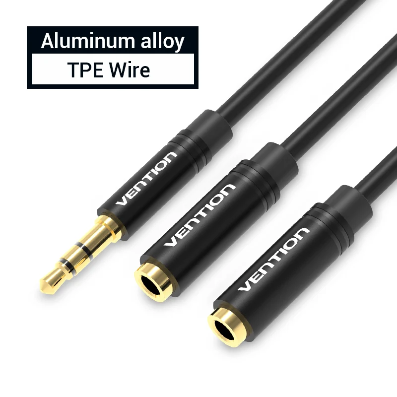 Adaptador divisor de audio de 3,5 mm conector doble auriculares estéreo cable Y nuevo - Imagen 14 de 14