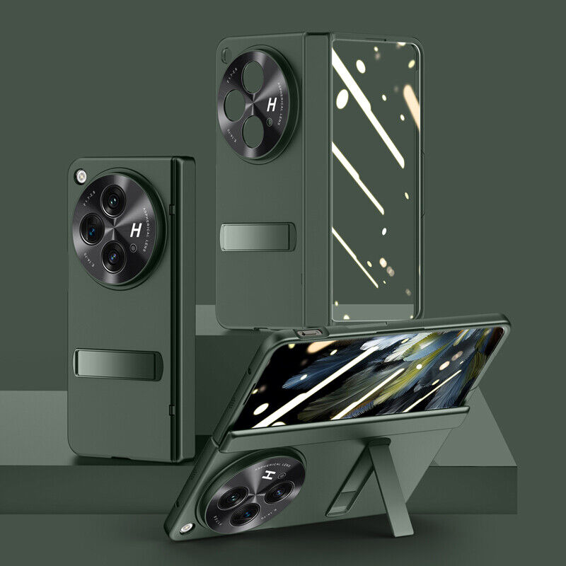For OnePlus Open Hinge Protection Phone Case+Privacy Screen Protector W/Stand - Picture 22 of 24