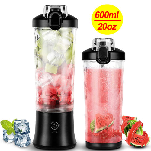 Personal Blender Smoothie Juice Shakes Mixer Portable Bottle 600ML BPA-Free New