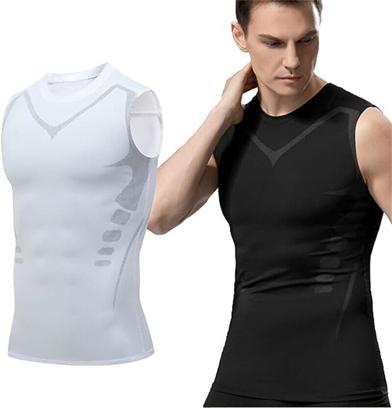 Sculptcore Mens Body Shaper, Ionic Shaping Vest, Male Shaper Tank, Mens  Body Shaper Vest, Male Shaper Tank Top