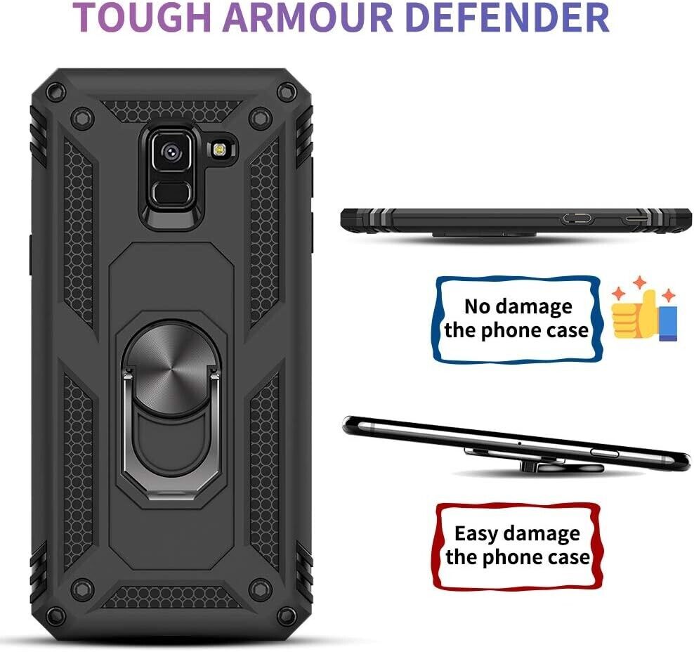 For XIAOMI POCO F5 PRO ARMOR CASE WITH STAND RING MAGNETIC HOLDER SHOCKPROOF 360