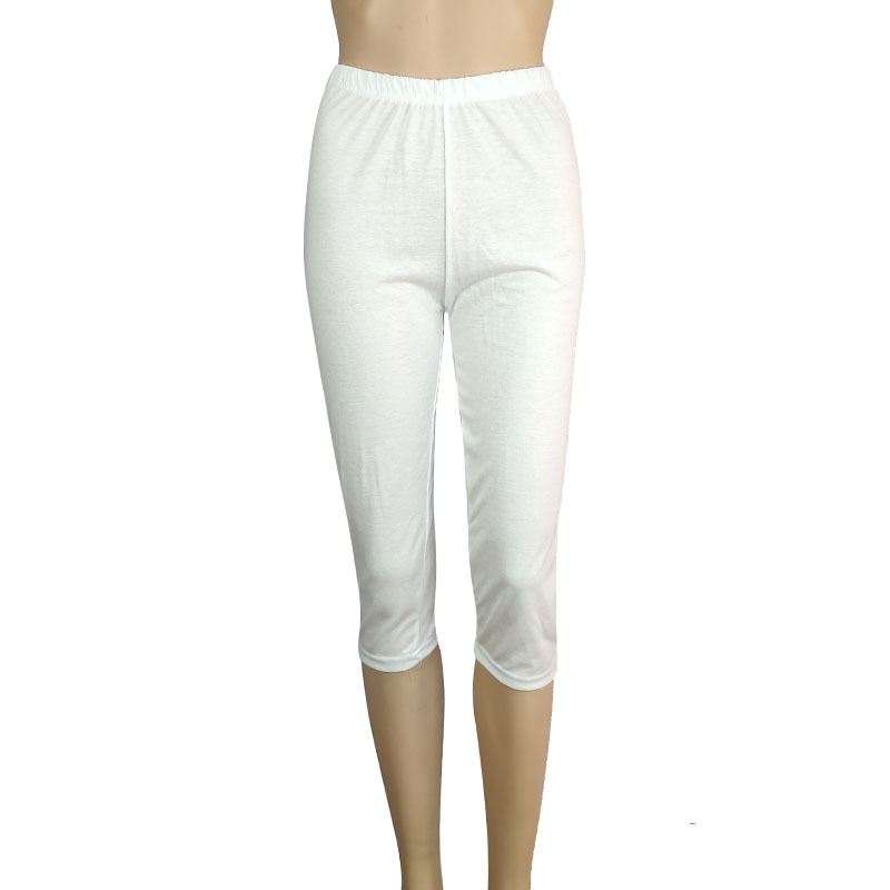 Plus Size Women Stretch Cotton Capri Leggings Sports Yoga Pants Slim Gym Fitness - Picture 15 of 21