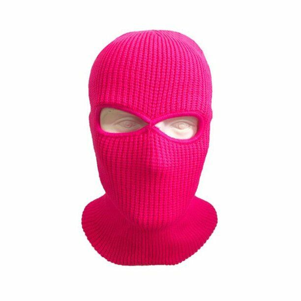 Máscara de esquí cubierta facial completa tejida de 2/3 orificios invierno impermeable cálida para ciclismo al aire libre - Imagen 11 de 17