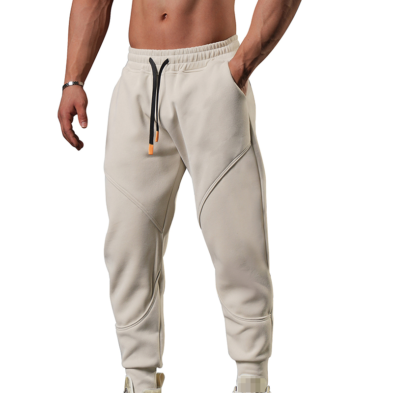 Casual Sports Sweatpants Men's Loose Patchwork Trousers Fitness Jogger Gym Pants