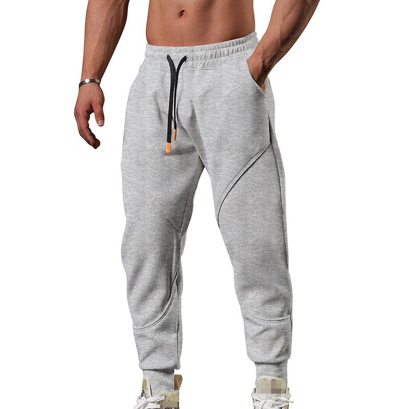 Casual Sports Sweatpants Men's Loose Patchwork Trousers Fitness Jogger Gym Pants