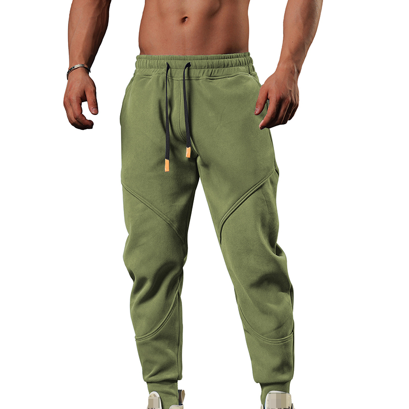 Casual Sports Sweatpants Men's Loose Patchwork Trousers Fitness Jogger Gym Pants