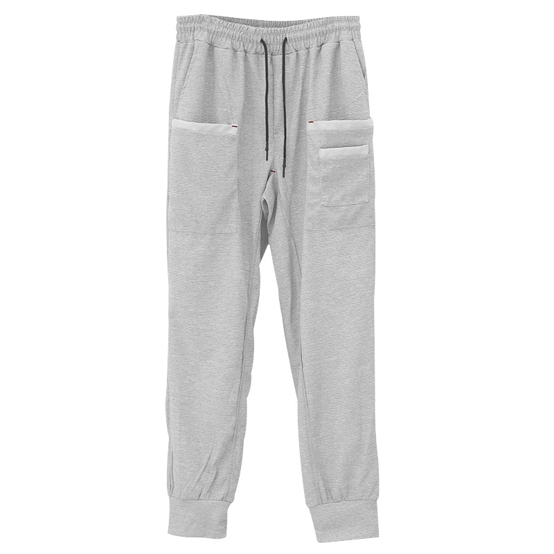 Mens Sports Sweatpant Loose Multi-Pockets Casual Athletic Pants Joggers Trousers