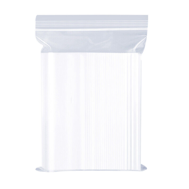 100-1000x Multi-Size Thick Resealable Ziplock Plastic Bags Durable Bulk Zip Lock - Picture 31 of 33
