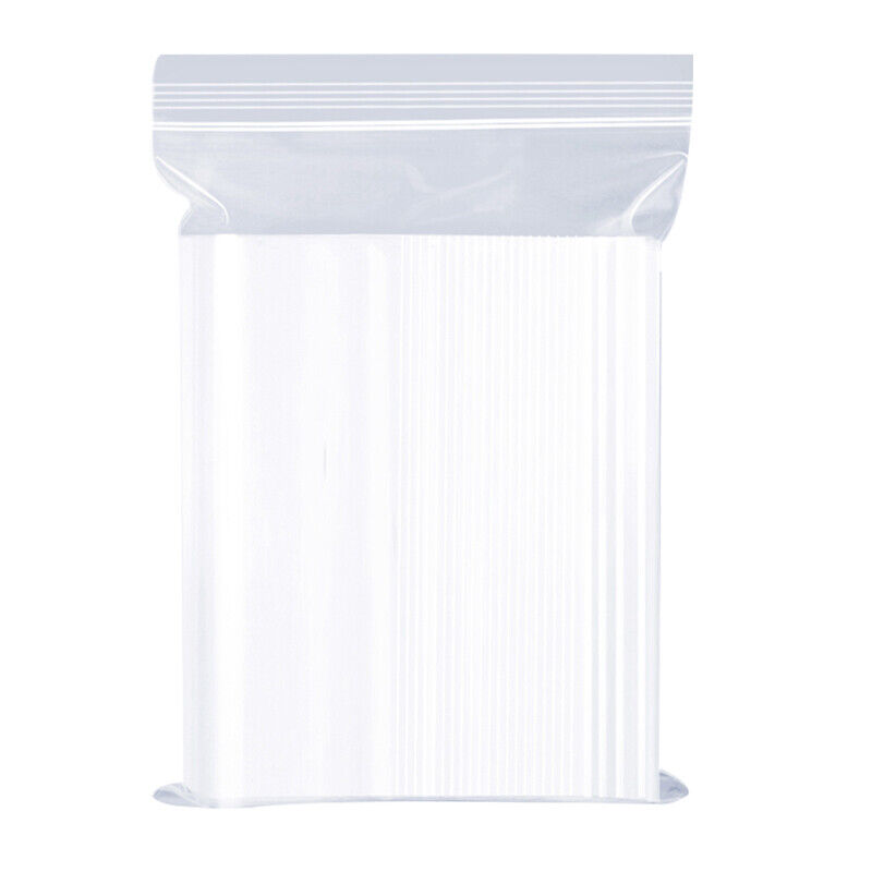 100-1000x Multi-Size Thick Resealable Ziplock Plastic Bags Durable Bulk Zip Lock - Picture 32 of 33