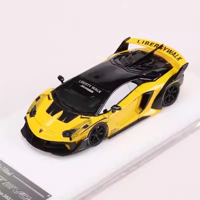 Scale Mini 1:64 Lamborghini LP700 GT EVO wide-body modified resin car modeler