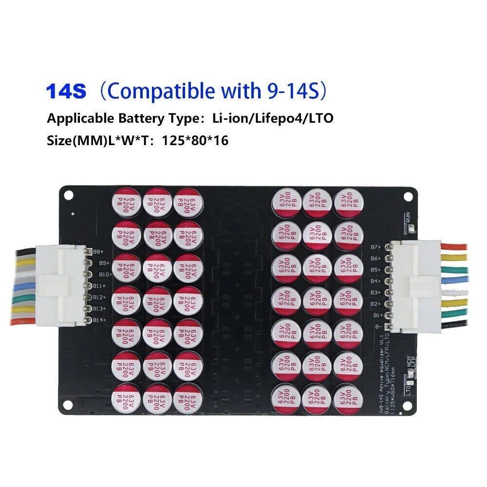 Giantkey 5A 3 ~ 21S Echtzeit Active Balance Board 4 Li-Ionen LiFePo4 LTO Akku - Bild 14 von 17