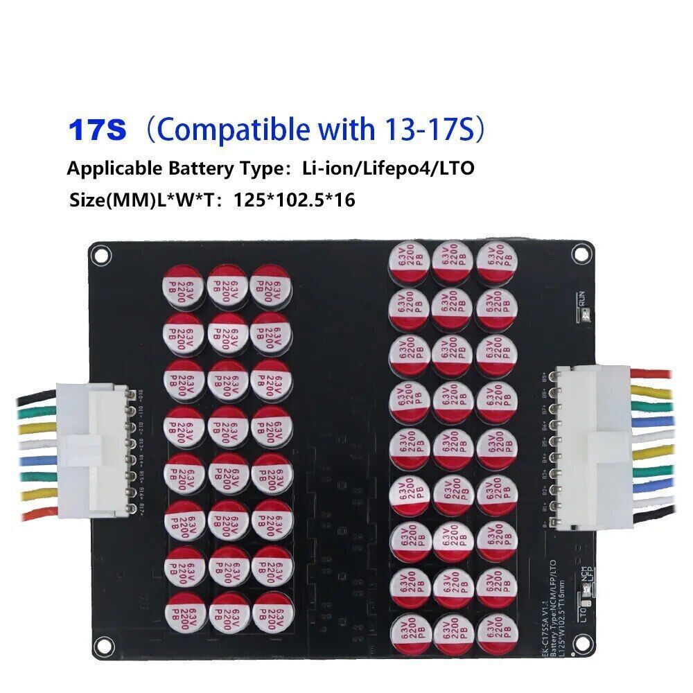 Giantkey 5A 3 ~ 21S Echtzeit Active Balance Board 4 Li-Ionen LiFePo4 LTO Akku - Bild 16 von 17