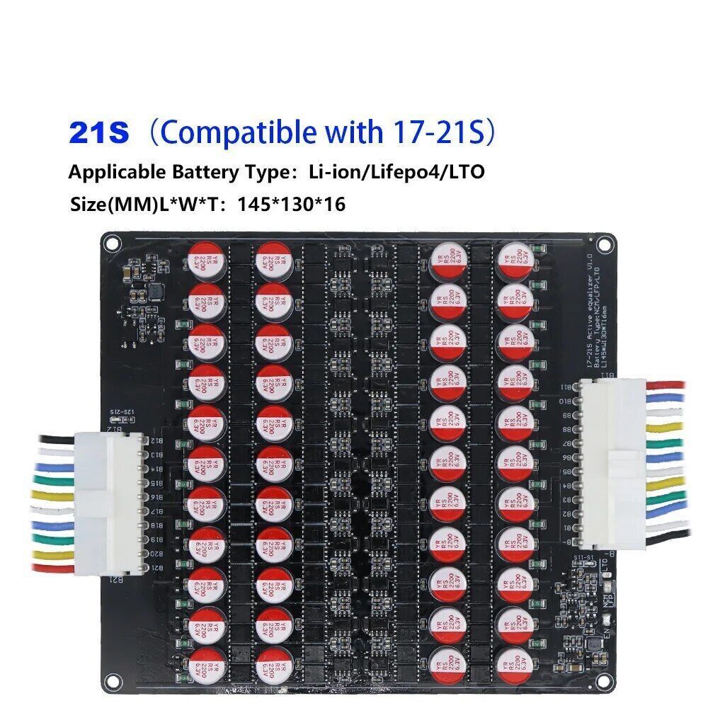 Giantkey 5A 3 ~ 21S Echtzeit Active Balance Board 4 Li-Ionen LiFePo4 LTO Akku - Bild 17 von 17