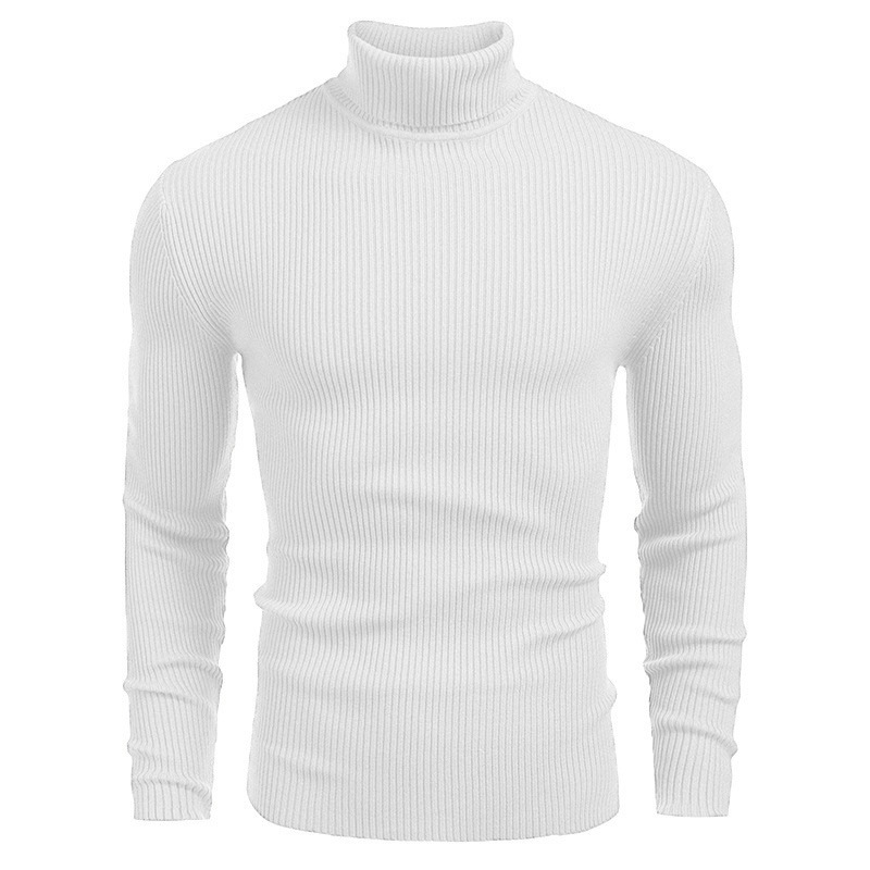 Para hombres Tejido Cuello de Tortuga Prendas para el torso Suéter Invierno Cálido Mangas Largas Camisas delgadas - Imagen 24 de 35