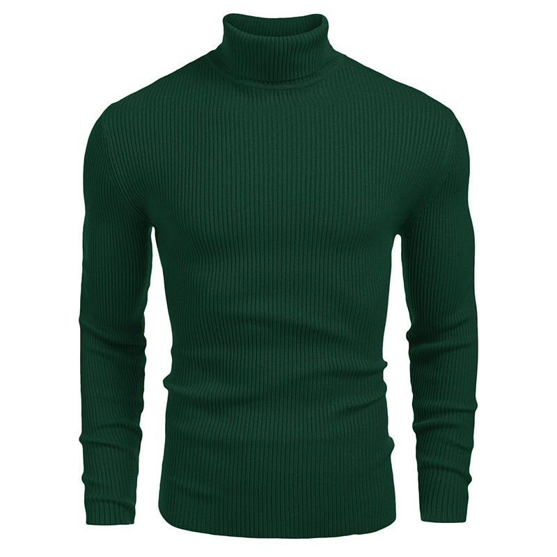 Para hombres Tejido Cuello de Tortuga Prendas para el torso Suéter Invierno Cálido Mangas Largas Camisas delgadas - Imagen 26 de 35