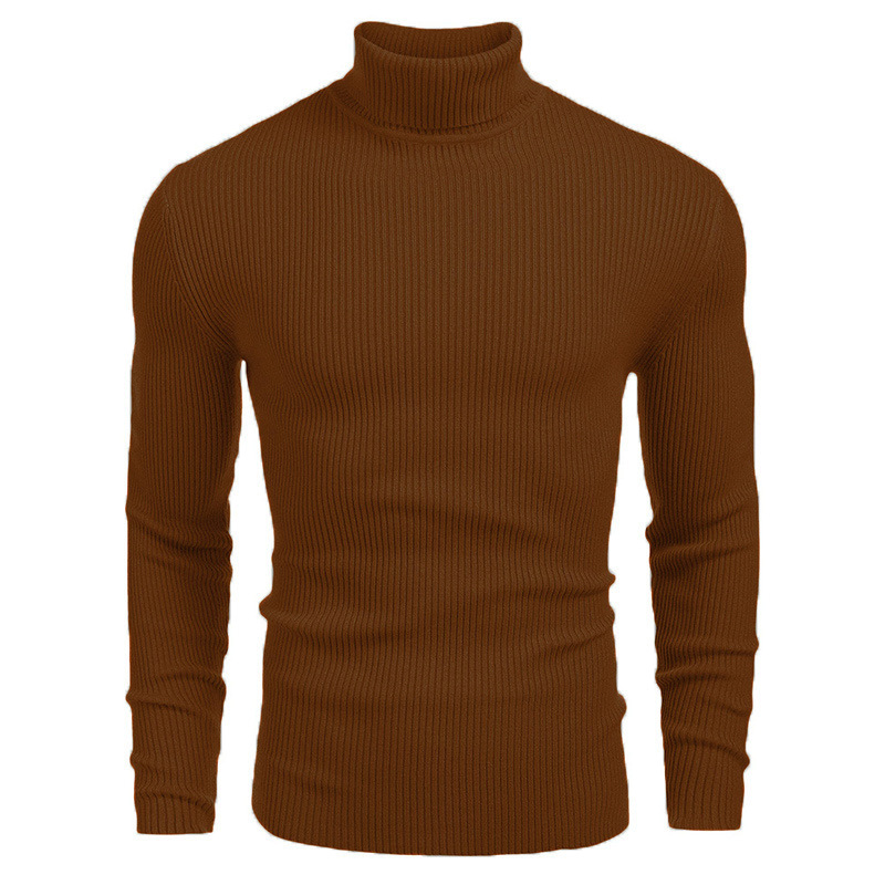 Para hombres Tejido Cuello de Tortuga Prendas para el torso Suéter Invierno Cálido Mangas Largas Camisas delgadas - Imagen 31 de 35
