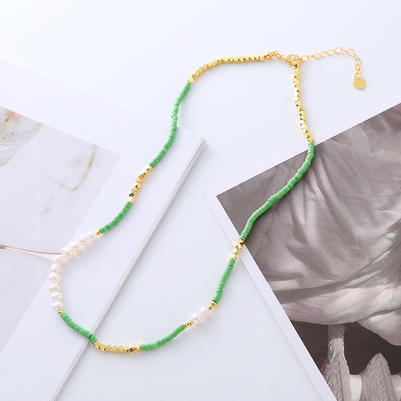 Summer Freshwater Pearl Necklace “碎银几两” Lovely Fashion Necklace for Women