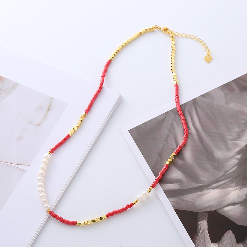 Summer Freshwater Pearl Necklace “碎银几两” Lovely Fashion Necklace for Women