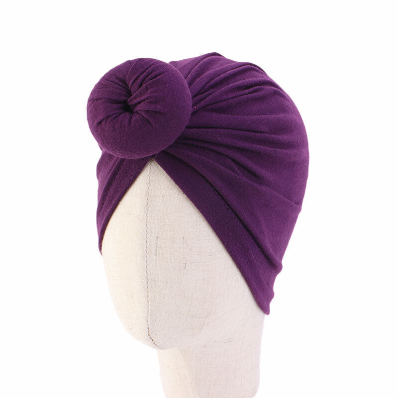 Muslim Kids Girls Child Hijab Head Wrap Turban Beanie Hat Cap Band Wrap Headwear - Picture 21 of 21