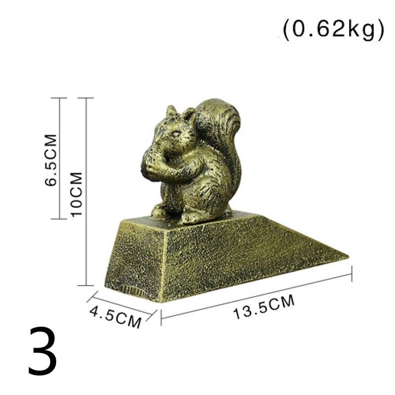 Wedge Heavy Doorstops Retro Animal Door Stop Cast Iron Novelty Chic Home Decor - Picture 26 of 31