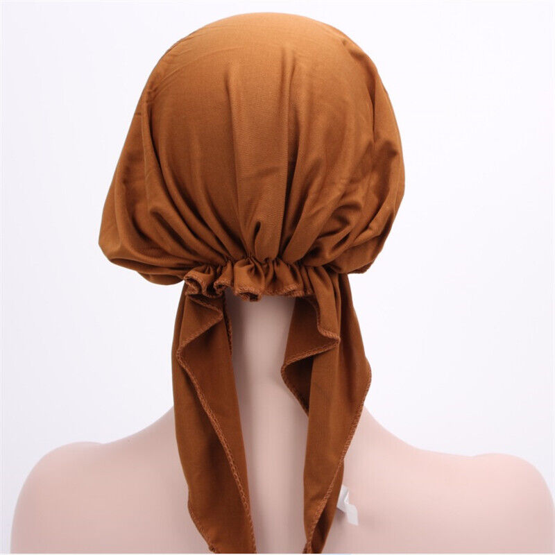 Mujeres Hijab Sombreros Árabes Gorro Gorras de Estrás Cáncer Quimio Gorro Islámico Sombreros - Imagen 22 de 22