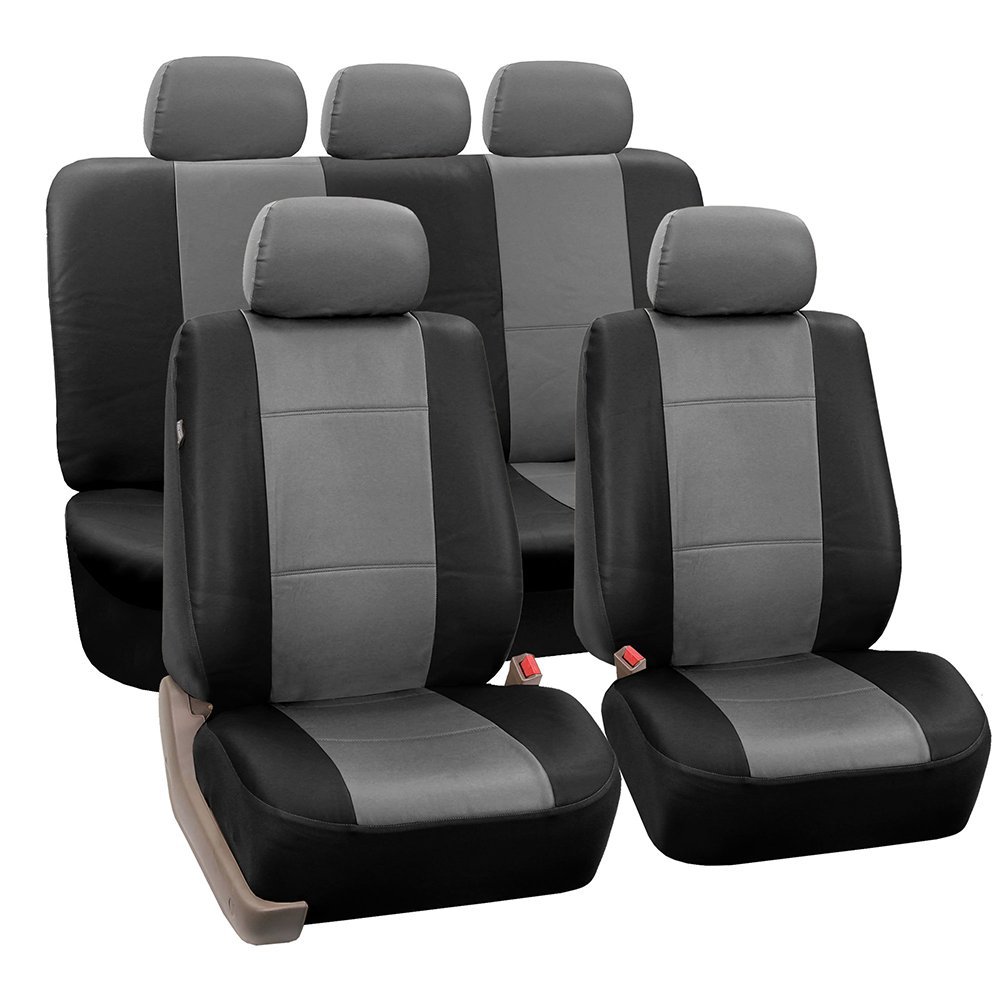 Universal Pu Leather Seat Covers for Car Truck Suv Van - Full Set