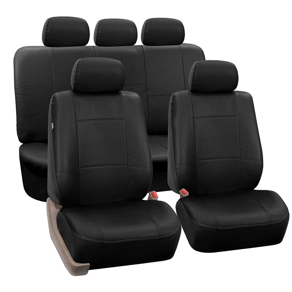 Universal Pu Leather Seat Covers for Car Truck Suv Van - Full Set