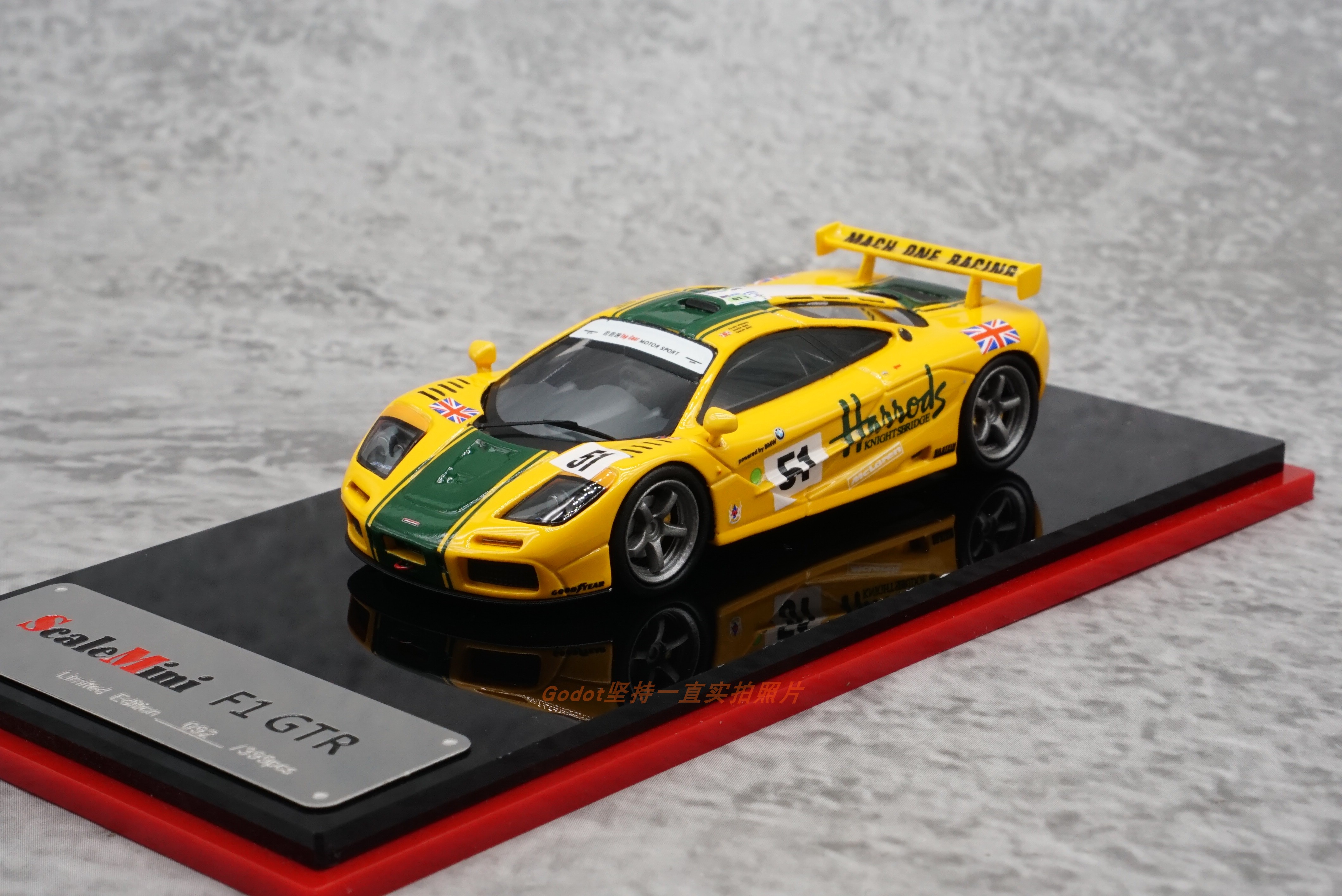 ScaleMini 1:64 McLaren GTR F1 resin model car decoration toy car