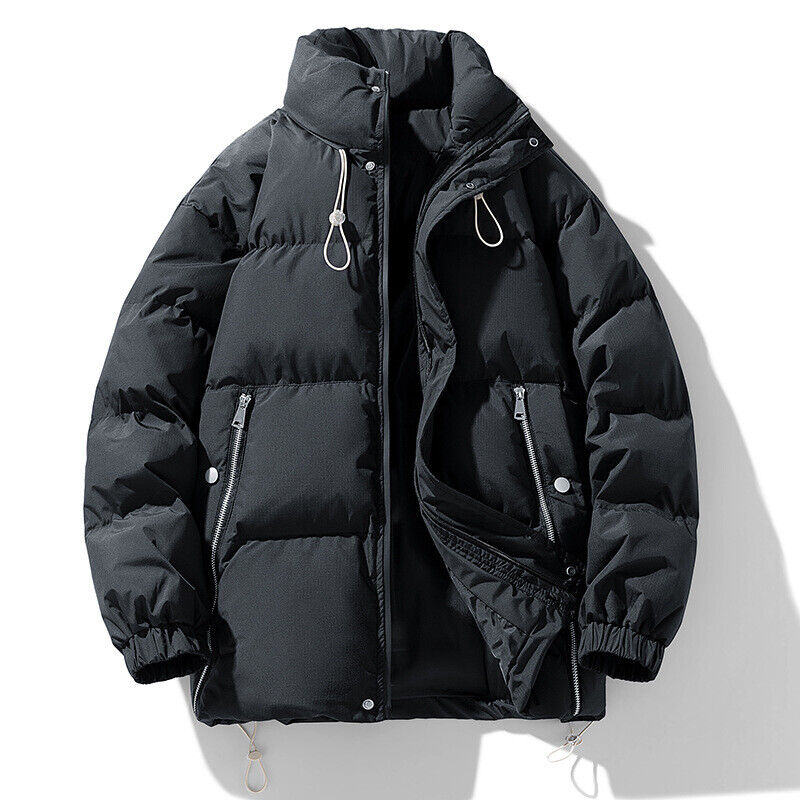 Men’s Down Cotton Jacket Outdoor Thick Padded Waterproof Coat Winter Warm M-8XL - Picture 11 of 12