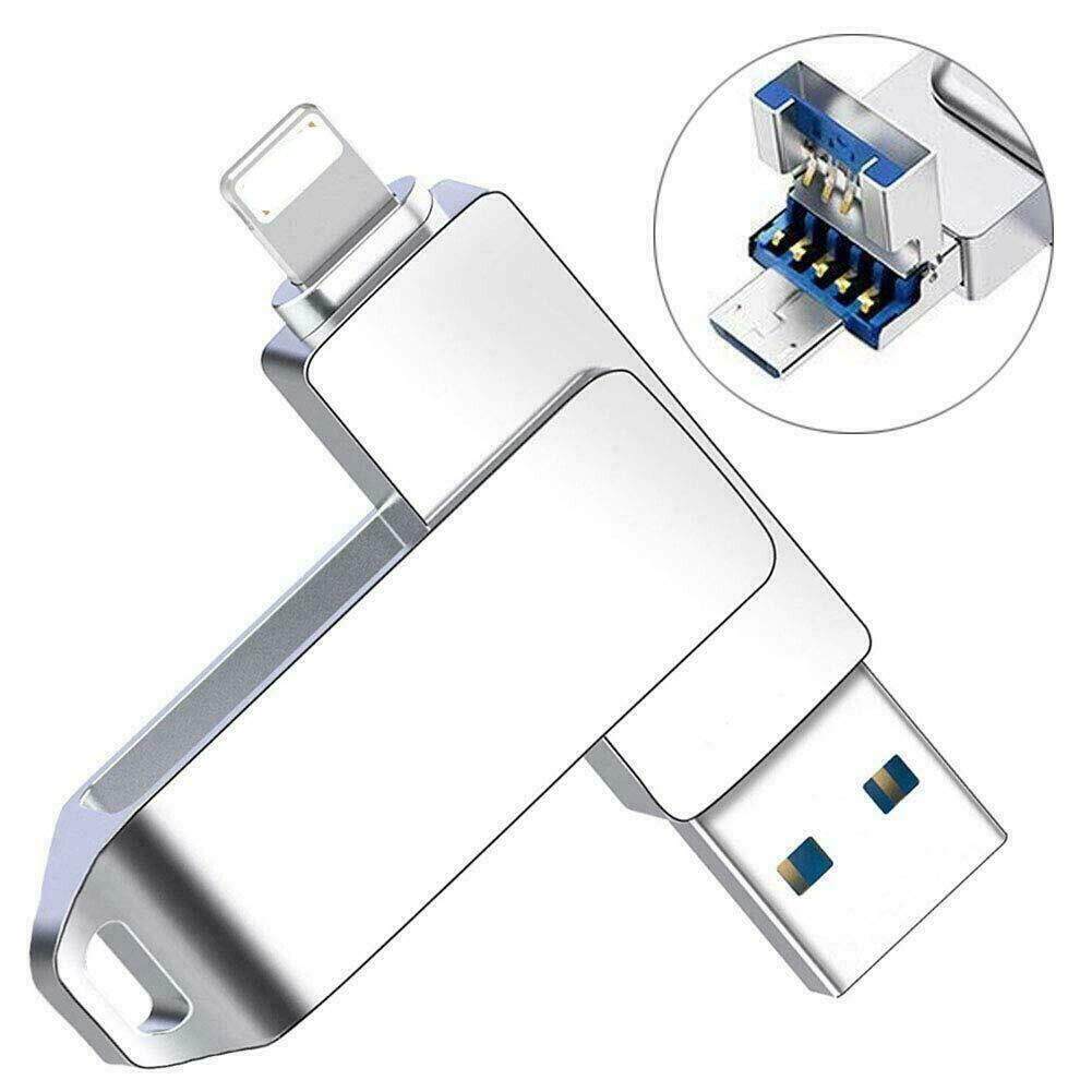 USB Flash Drive U Disk 3 in 1 Storage Memory Stick For iPhone iPad PC AU - Picture 13 of 14