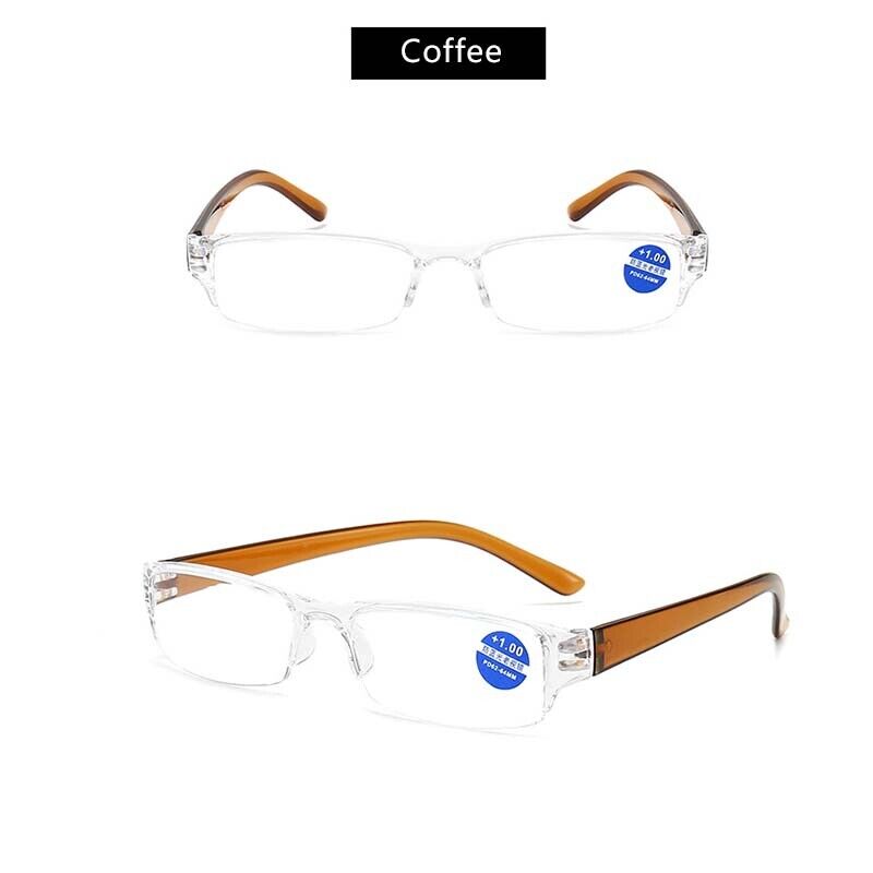 Gafas de lectura ligeras sin montura gafas anti-luz azul +1/1.5/2.5/3/3.5/4 - Imagen 17 de 20