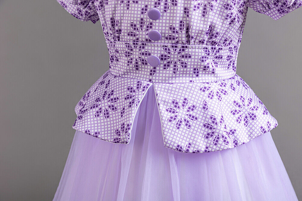 Kids Flower Girls Long Dress Bridesmaid Princess Wedding Christmas Party Gown - Picture 54 of 60