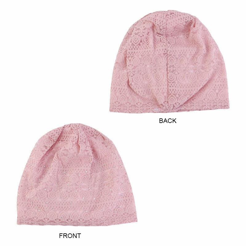Muslim Women Turban Hijab Hat Hair Loss Bonnet Chemo Cap Head Wrap Cover Beanies - Picture 22 of 140