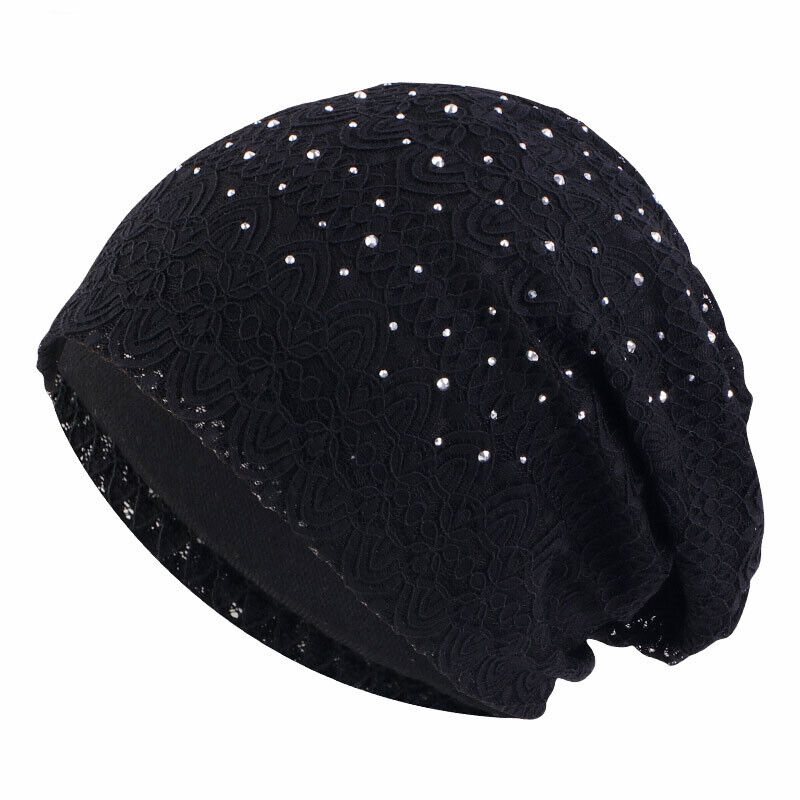 Muslim Women Turban Hijab Hat Hair Loss Bonnet Chemo Cap Head Wrap Cover Beanies - Picture 24 of 140