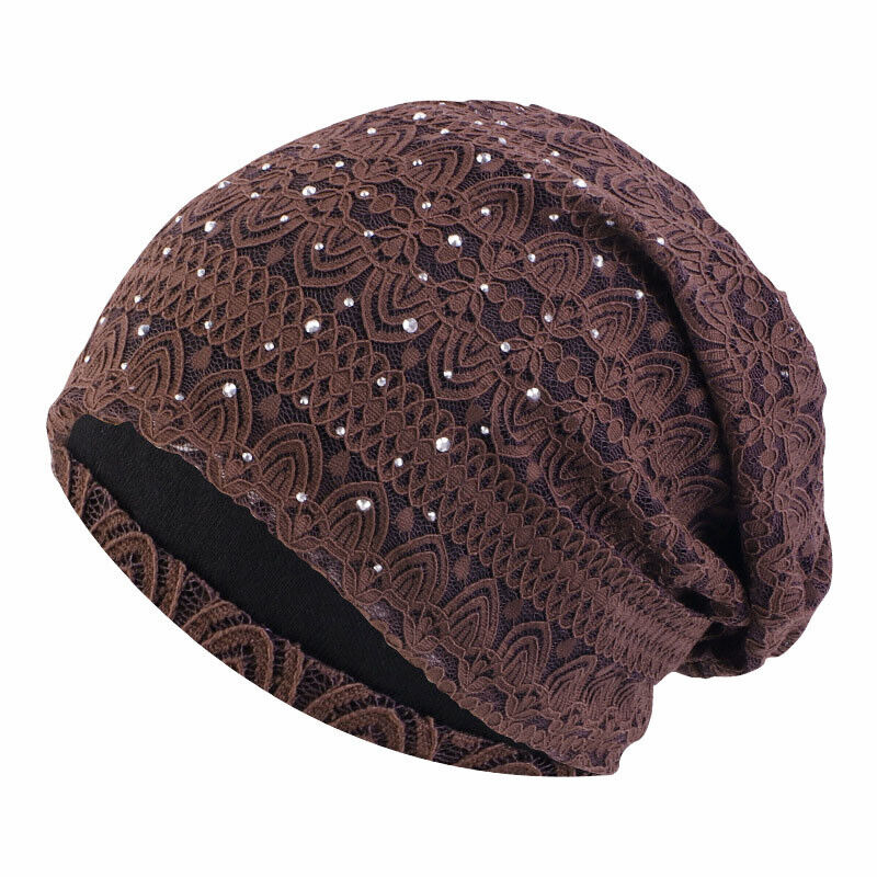Muslim Women Turban Hijab Hat Hair Loss Bonnet Chemo Cap Head Wrap Cover Beanies - Picture 25 of 140