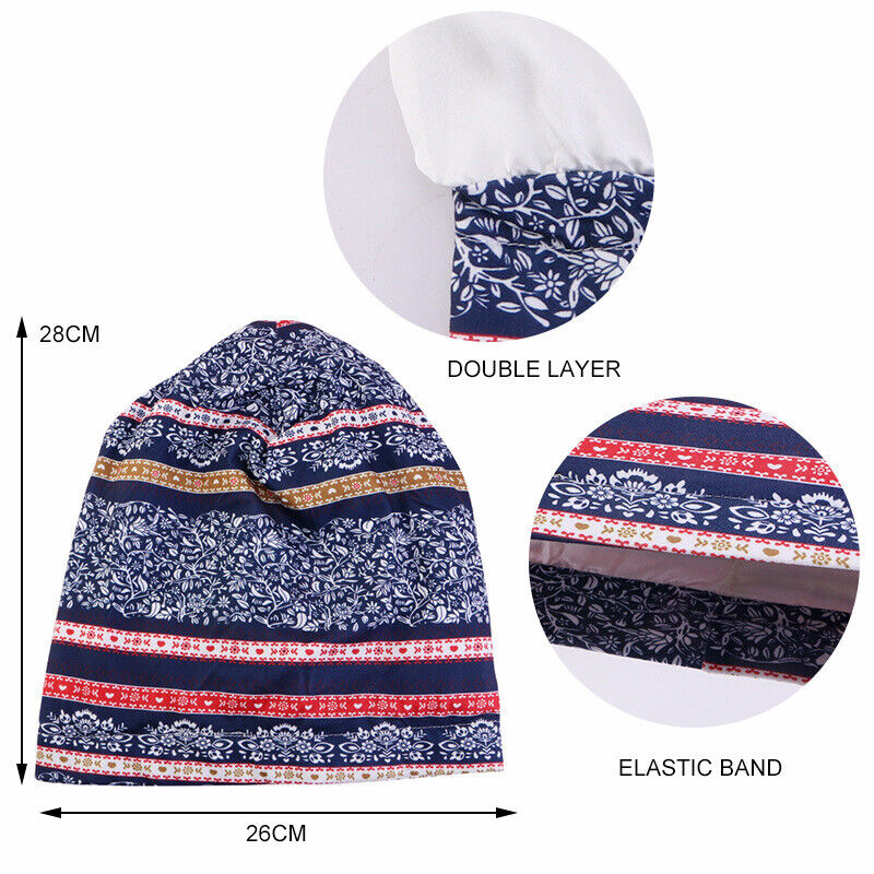 Muslim Women Turban Hijab Hat Hair Loss Bonnet Chemo Cap Head Wrap Cover Beanies - Picture 37 of 140