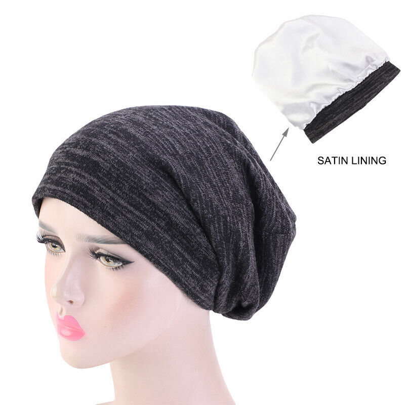 Muslim Women Turban Hijab Hat Hair Loss Bonnet Chemo Cap Head Wrap Cover Beanies - Picture 43 of 140