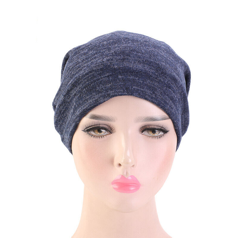 Muslim Women Turban Hijab Hat Hair Loss Bonnet Chemo Cap Head Wrap Cover Beanies - Picture 45 of 140