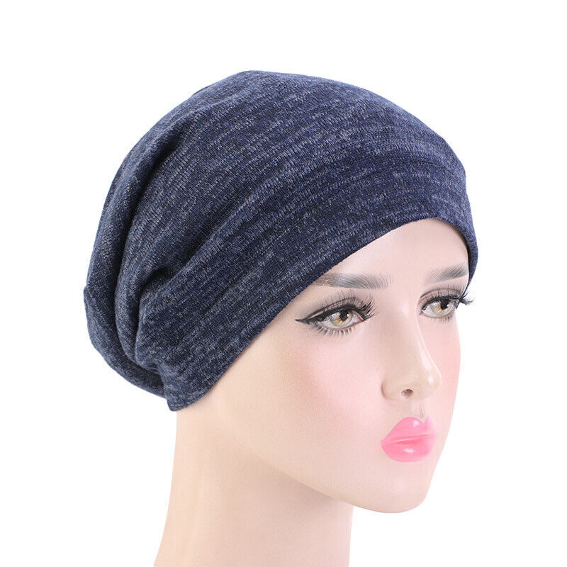 Muslim Women Turban Hijab Hat Hair Loss Bonnet Chemo Cap Head Wrap Cover Beanies - Picture 46 of 140