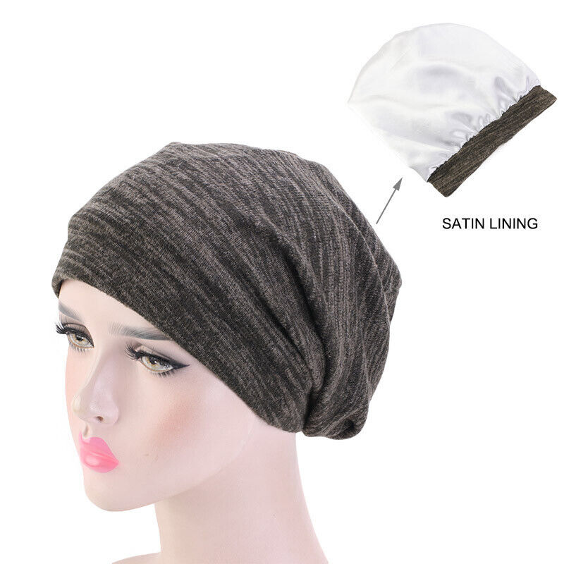 Muslim Women Turban Hijab Hat Hair Loss Bonnet Chemo Cap Head Wrap Cover Beanies - Picture 53 of 140