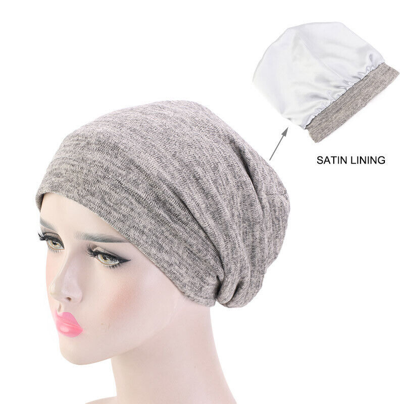 Muslim Women Turban Hijab Hat Hair Loss Bonnet Chemo Cap Head Wrap Cover Beanies - Picture 54 of 140