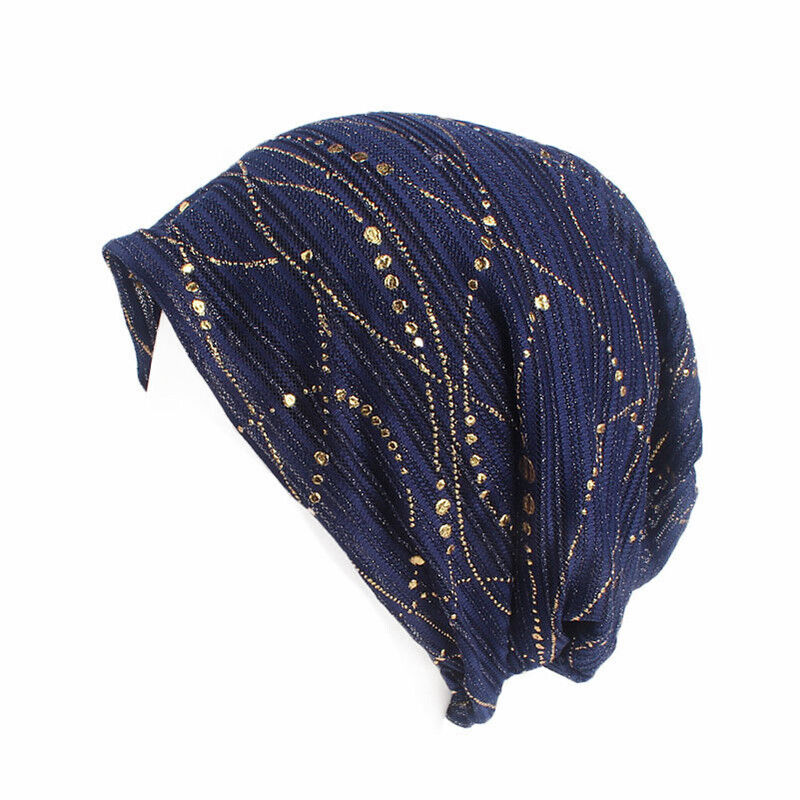 Muslim Women Turban Hijab Hat Hair Loss Bonnet Chemo Cap Head Wrap Cover Beanies - Picture 58 of 140