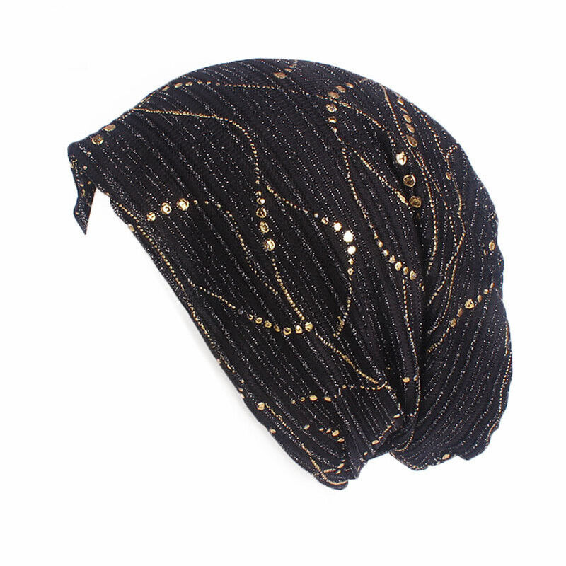 Muslim Women Turban Hijab Hat Hair Loss Bonnet Chemo Cap Head Wrap Cover Beanies - Picture 59 of 140