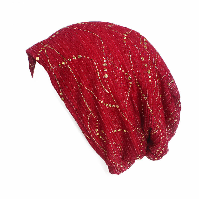 Muslim Women Turban Hijab Hat Hair Loss Bonnet Chemo Cap Head Wrap Cover Beanies - Picture 60 of 140