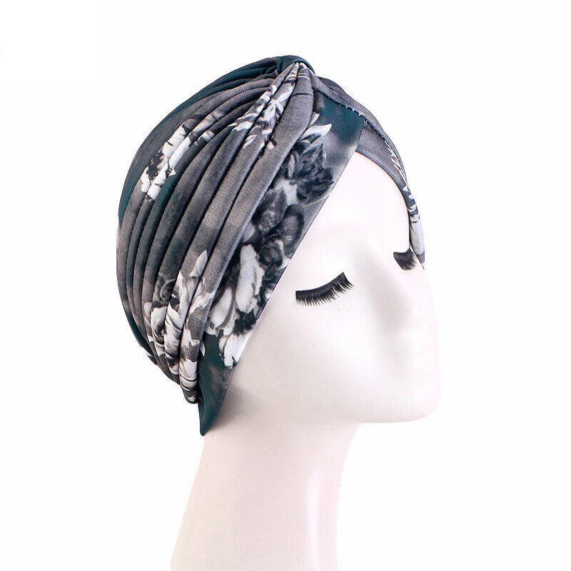 Muslim Women Turban Hijab Hat Hair Loss Bonnet Chemo Cap Head Wrap Cover Beanies - Picture 70 of 140